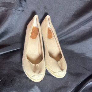 J. Crew Tan Espadrille Flats